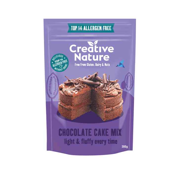 Creative Nature - Cacao Choc Cake Baking Mix, 300g