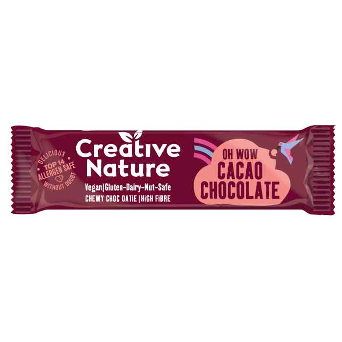 Creative Nature - Cacao Choc Fruit Oatie Bar, 38g  Pack of 20