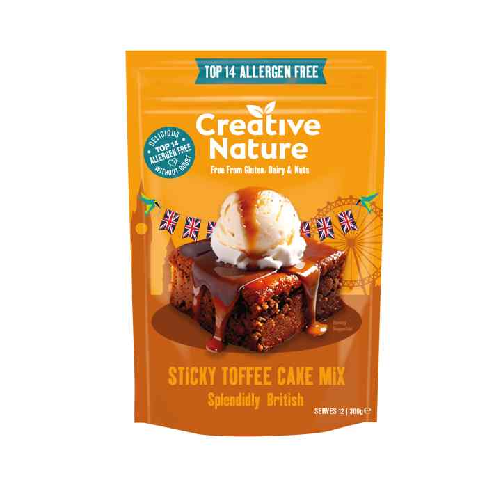 Creative Nature - Sticky Toffee Cake Mix, 300g