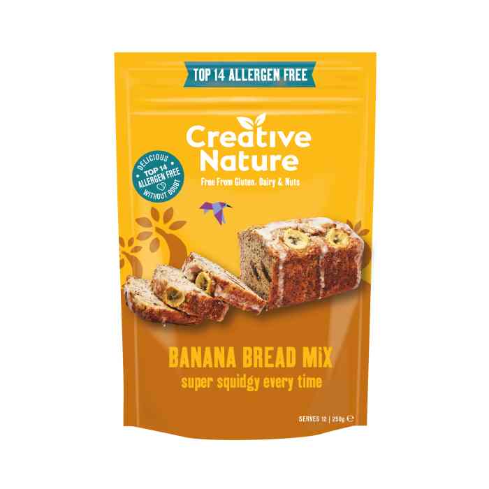 Creative Nature - Wholegrain Banana Bread Mix, 250g