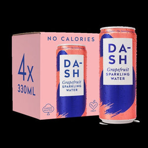 Dash Water - Sparkling Grapefruit Multipack, 4x330ml | Pack of 6
