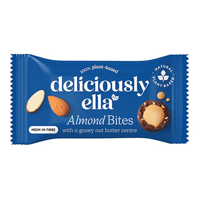 Deliciously Ella - Almond Nut Butter Bites, 36g - Pack of 12 