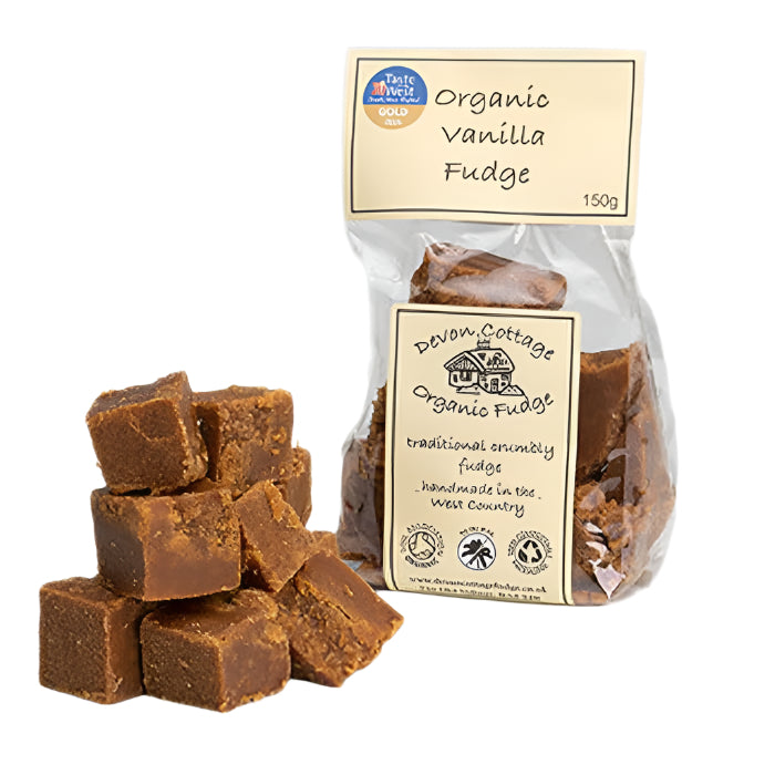 Devon Cottage - Organic Fudge Vanilla, 150g - Pack of 6