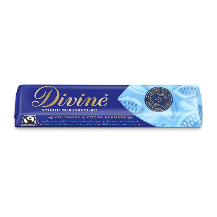 Divine - Milk Chocolate Bar, 35g  Pack of 30