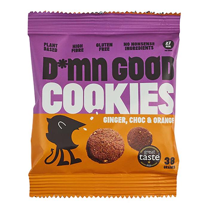 Dmn Good - Ginger Choc Orange Cookies, 38g  Pack of 12