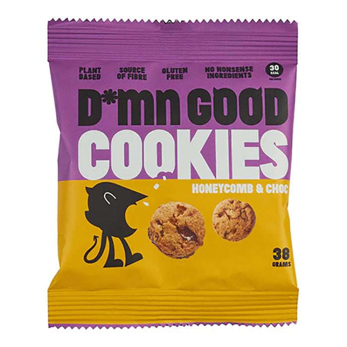 Dmn Good - Honeycomb and Choc Cookies, 38g  Pack of 12