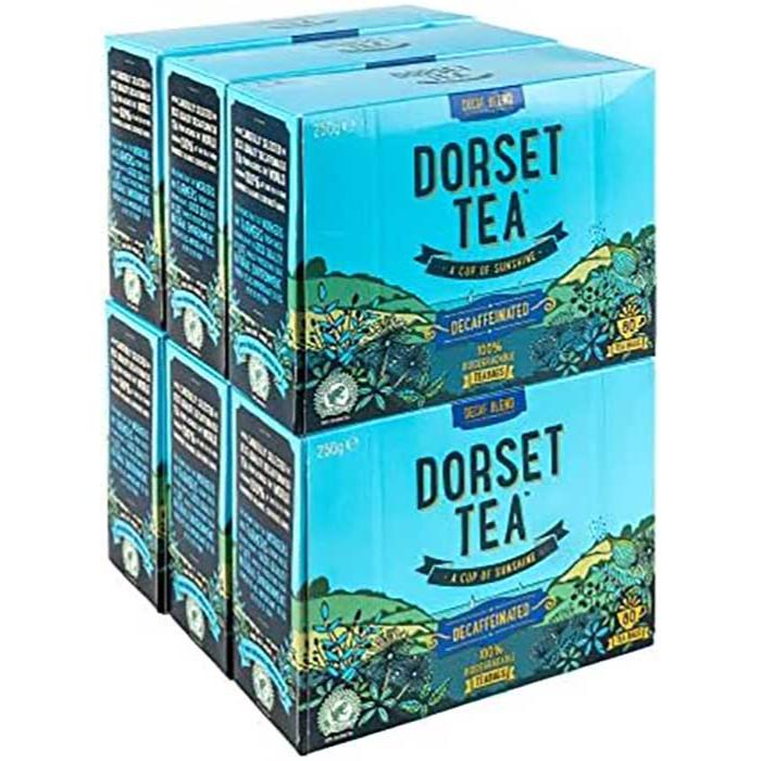 Dorset Tea - Decaf 80's Tea, 80 Bags  Pack of 6