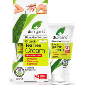 Dr. Organic - Tea Tree Antiseptic Cream, 50ml