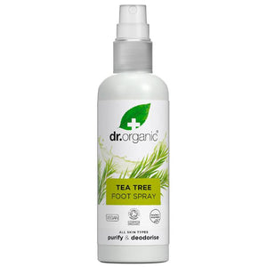 Dr Organic - Tea Tree Deodorising Foot Spray, 100ml