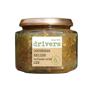 Drivers - Cucumber Relish Infused With Gin, 350g - Pack of 6