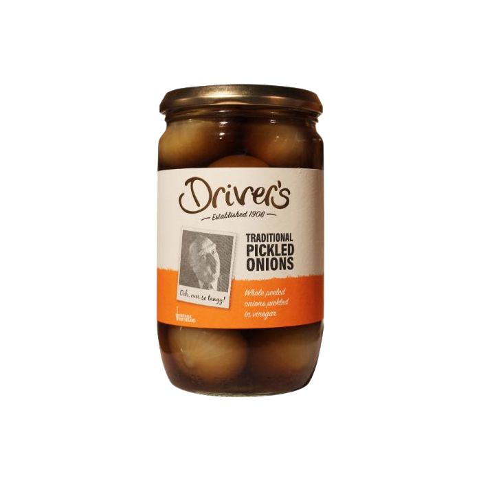 Drivers - Traditional Pickled Onions, 710g - Pack of 6