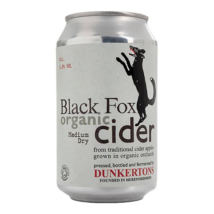 Dunkertons Cider - Black Fox Organic Cider, 330ml