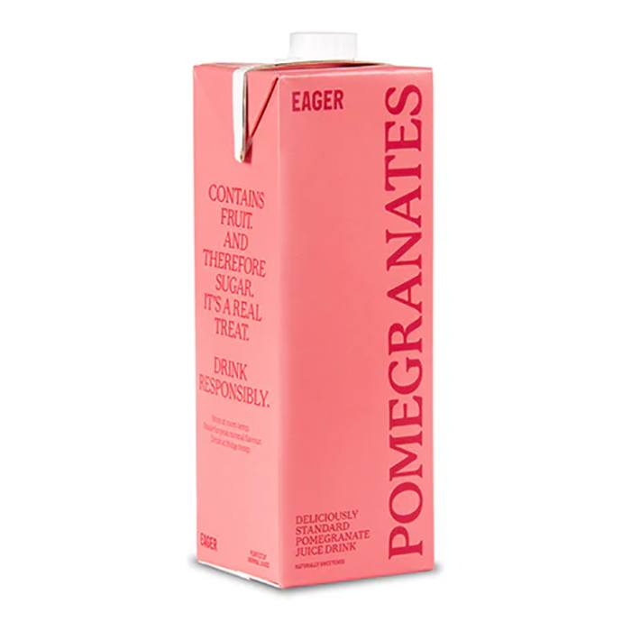 Eager - Pomegranate Juice, 1L - Pack of 8