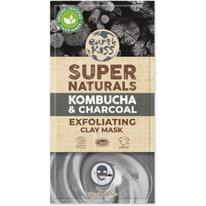 Earth Kiss - Kombucha & Charcoal Mask, 10g