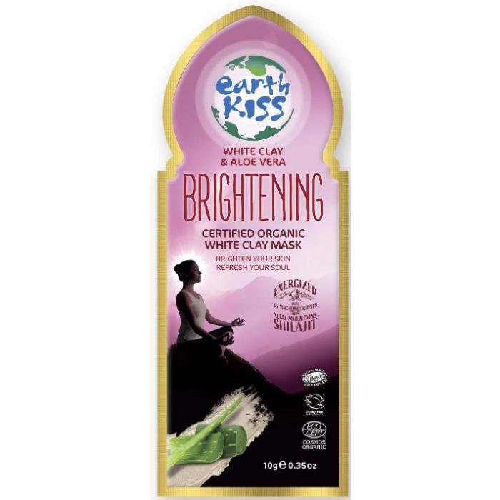 Earth Kiss - White Clay & Aloe Vera Brightening Clay, 10g