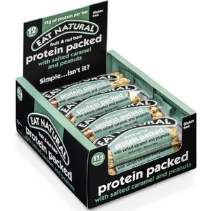 Eat Natural - Protein Snack Bars, 40g | Pack of 12 | Multiple Flavours