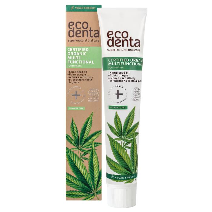 EcoDenta - Hemp Oil Organic Toothpaste, 75ml 