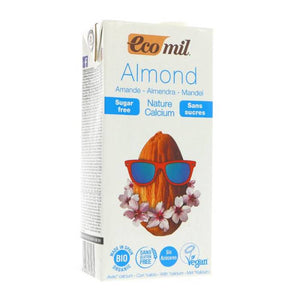 Ecomil - Organic Almond Milk Sugar-Free Calcium (6% Almond), 1L
