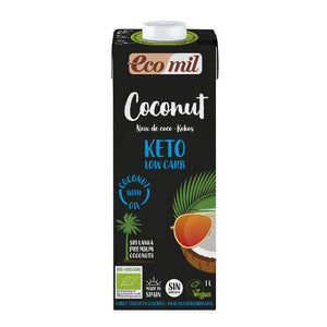 Ecomil - Organic Coconut Milk Sugar-Free Keto Drink, 1L