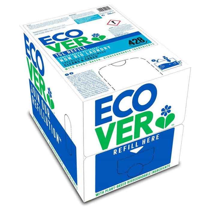 Ecover - Refill NonBio Concentrated Laundry Liquid 428 Washes, 15L - back