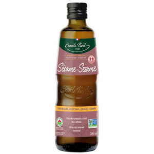 Emile Noel - Organic Virgin Sesame Oil, Fairtrade, 500ml