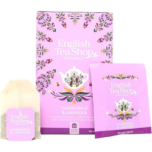 English Tea Shop - Chamomile & Lavender, 20 Bags | Pack of 6