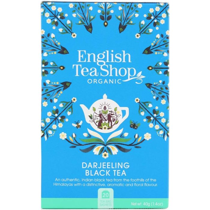 English Tea Shop - Darjeeling Black Tea, 20 Bags  Pack of 6