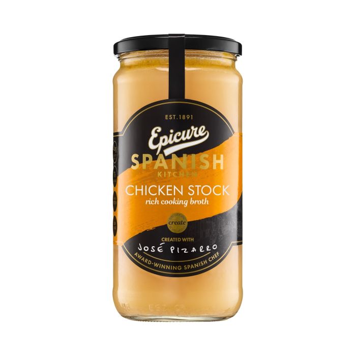 Epicure - Chicken Stock, 680ml  Pack of 6