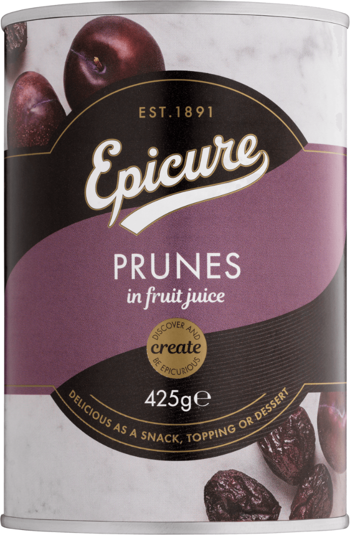 Epicure - Prunes In Fruit Juice, 425g  Pack of 12