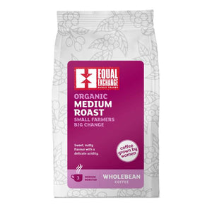Equal Exchange - Organic Medium Roast Coffee Beans, 200g