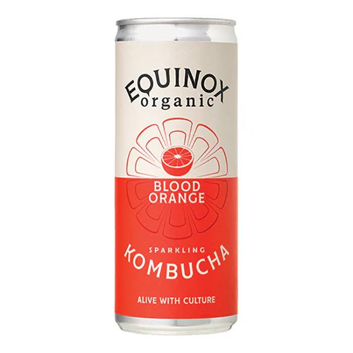 Equinox - Blood Orange Organic Kombucha, 250ml - Pack of 12