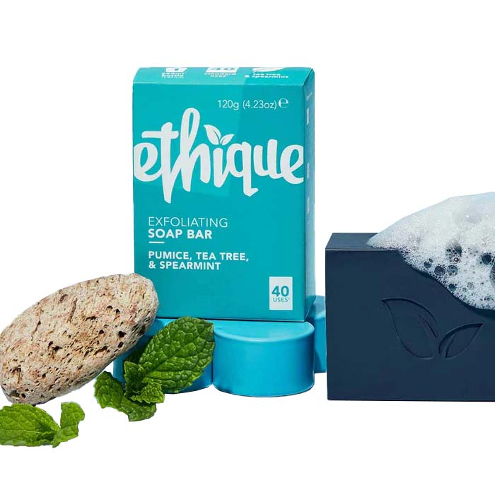 Ethique - Soap Bar Pumice Tea Tree & Spearmint, 1 Bar