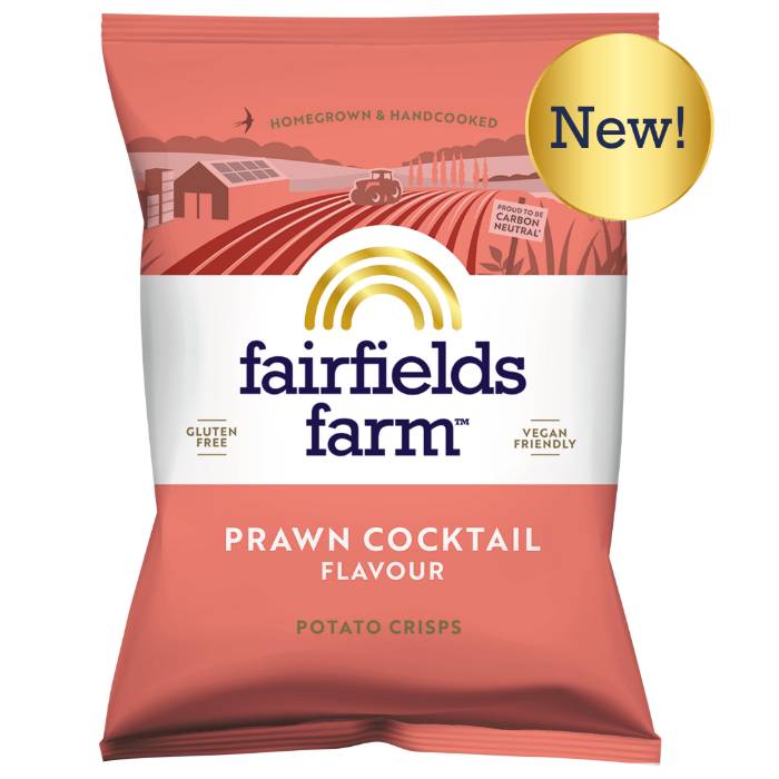 Fairfields Farm Crisps - Prawn Cocktail 150g - Pack of 10