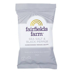 Fairfields Farm Crisps - Salt & Black Pepper Crisps | Multiple Sizes