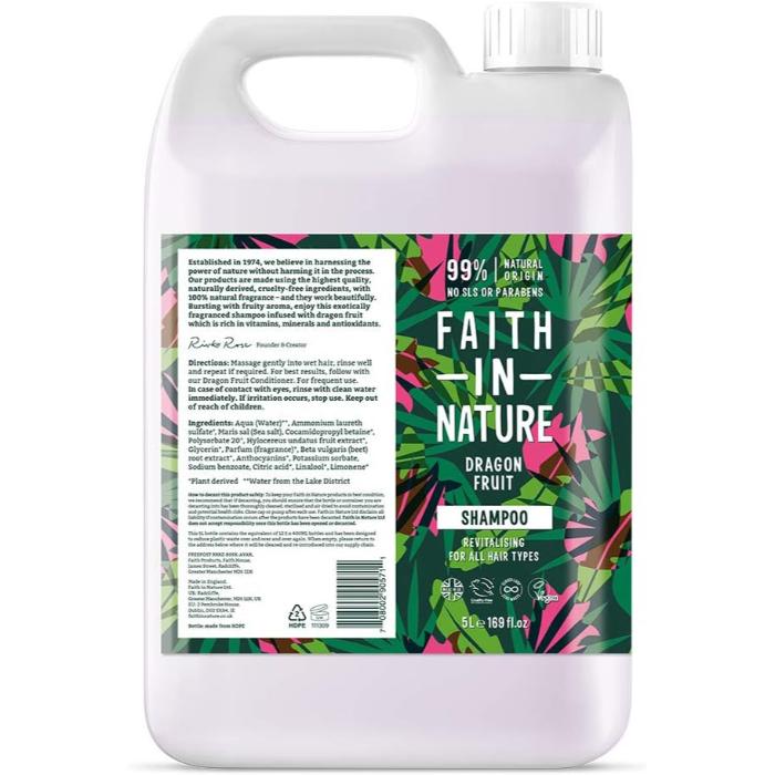 Faith In Nature - Dragonfruit Shampoo, 5L