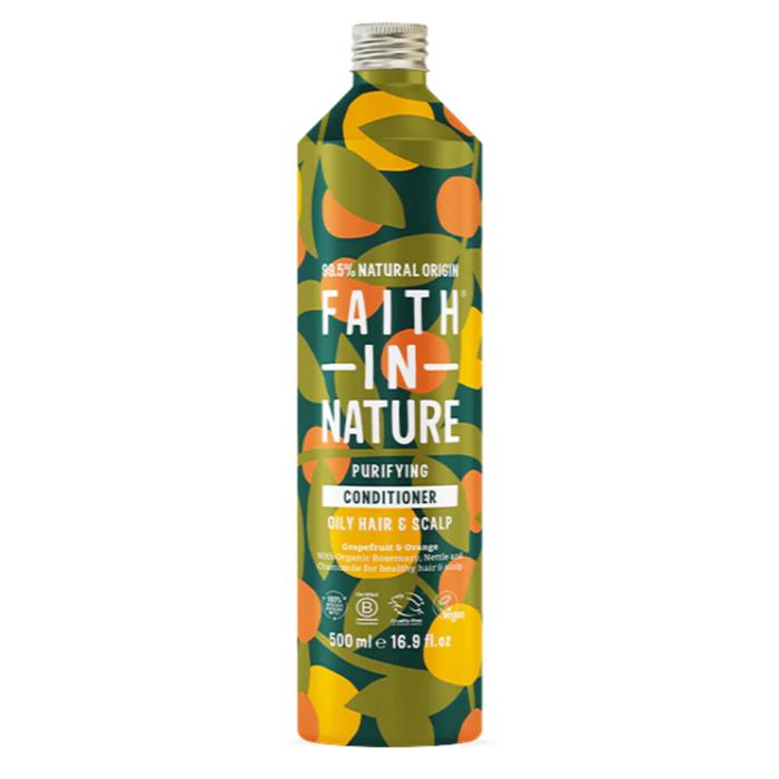 Faith In Nature - Grapefruit Orange Conditioner in Aluminium Bottle, 500ml