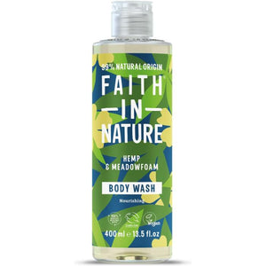Faith In Nature - Hemp Meadowfoam Body Wash, 400ml