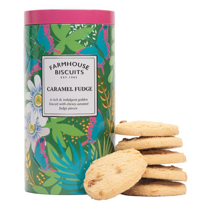 Farmhouse Biscuits - Caramel Fudge Tropical Biscuits, 200g  Pack of 12
