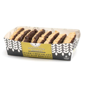 Farmhouse Biscuits - Dark Choc Mini Flips, 150g