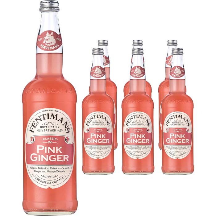 Fentimans - Pink Ginger, 750ml  Pack of 6