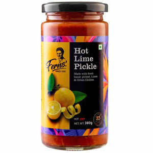 Ferns - Hot Lime Pickle, 380g - Pack of 6