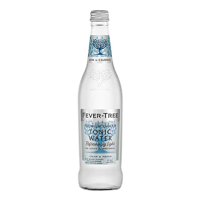 Fever-Tree - Refreshingly Light Premium Indian Tonic Water 500ml - Pack of 8