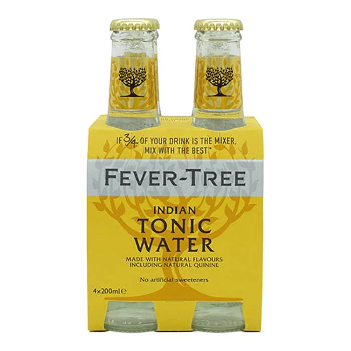 Fever-Tree - Tonic Water 4x200ml - Pack of 6