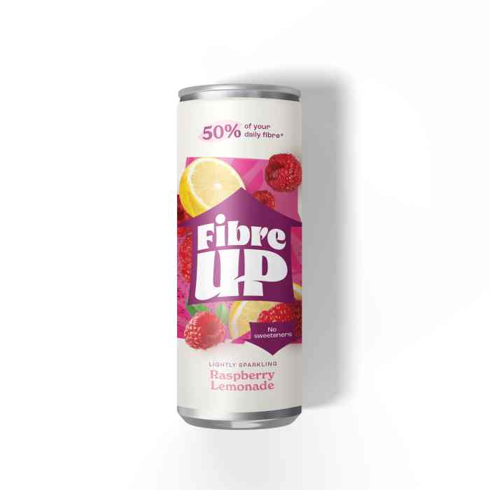 Fibre Up - Raspberry Lemonade Soft Drink, 250ml  Pack of 12