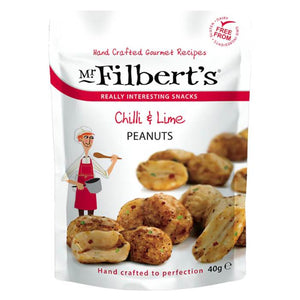 Filberts - Chilli and Lime Peanuts, 40g | Pack of 20