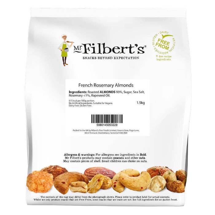 Filberts - French Rosemary Almonds, 1.5kg