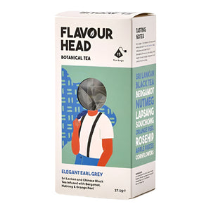 Flavour Head - Elegant Earl Grey Botanical Tea, 37.5g | Pack of 15