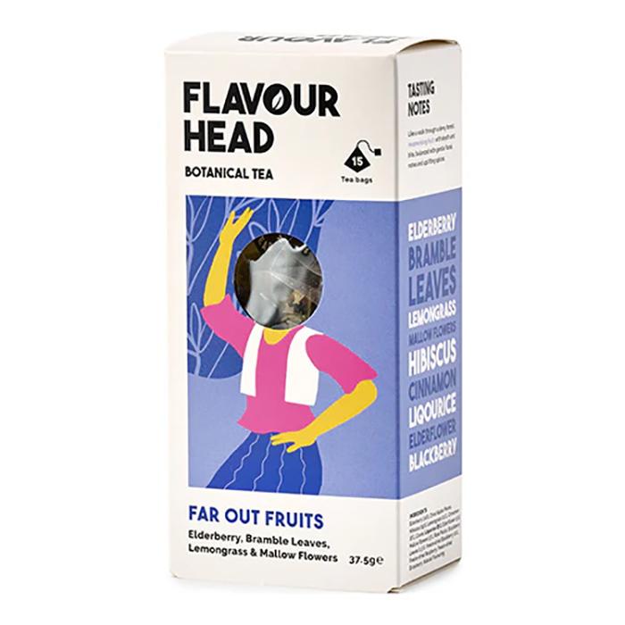 Flavour Head - Far Out Fruits Botanical Infusion, 37.5g  Pack of 15