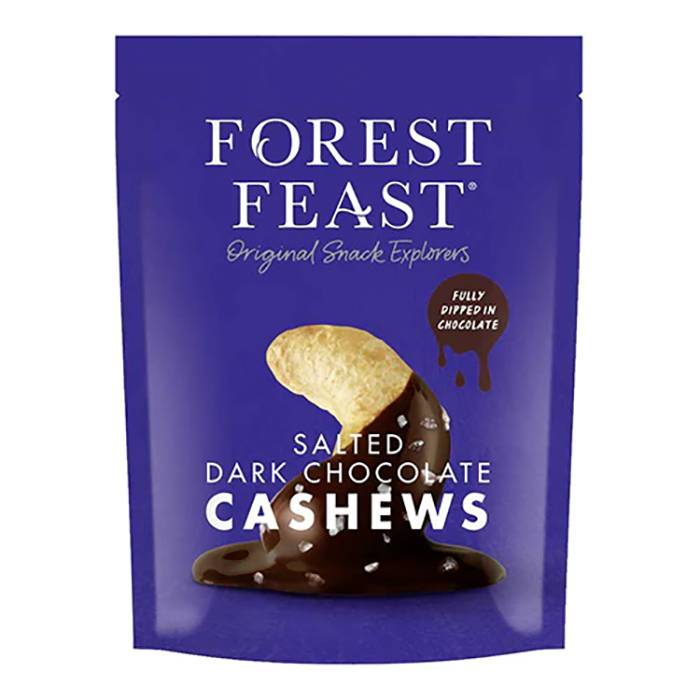 Forest Feast - Dark Chocolate Cashews, 120g - Pack of 8