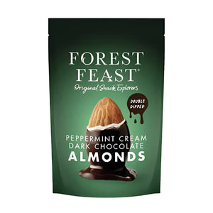 Forest Feast - Dark Chocolate Peppermint Cream Almonds, 120g | Pack of 8